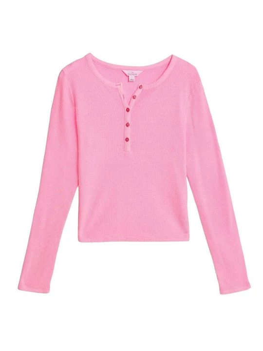 Foto van product Pyjamashirt Marks & Spencer donkerroze