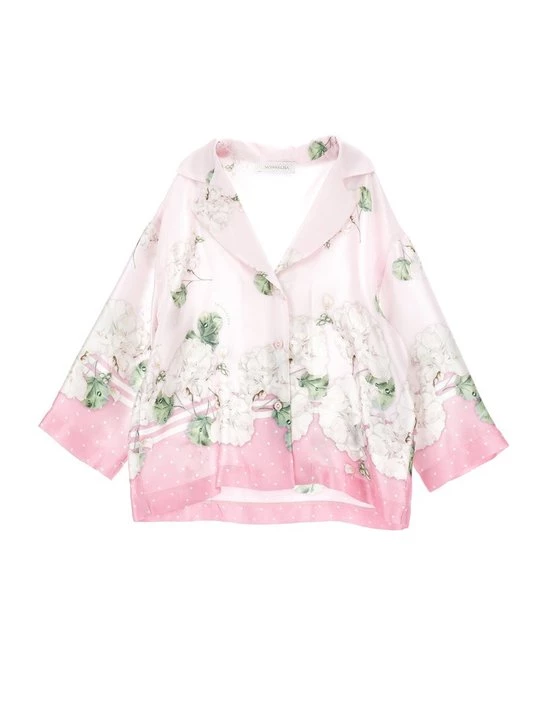 Foto van product Pyjamashirt Monnalisa donkerroze