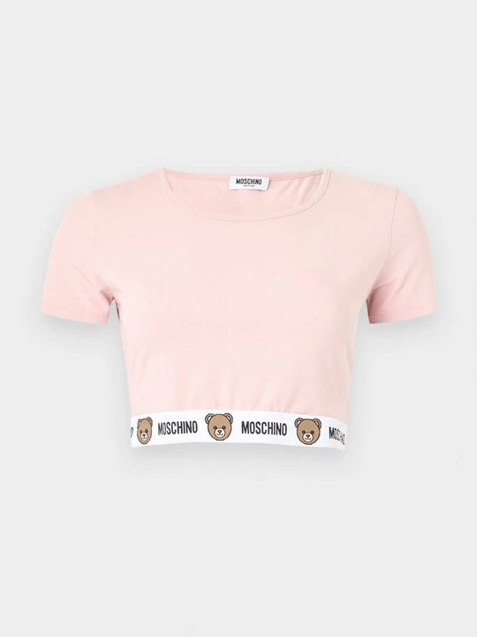 Foto van product Pyjamashirt MOSCHINO donkerroze