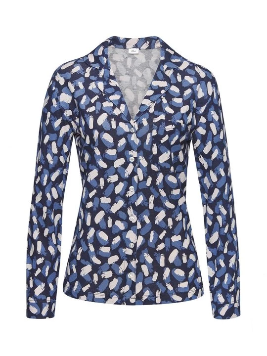 Foto van product Pyjamashirt s.Oliver blauw