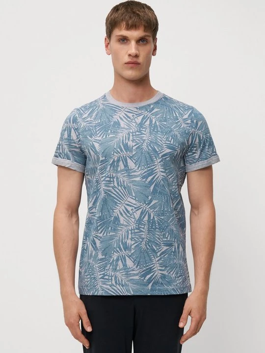 Foto van product Pyjamashirt Schiesser blauw