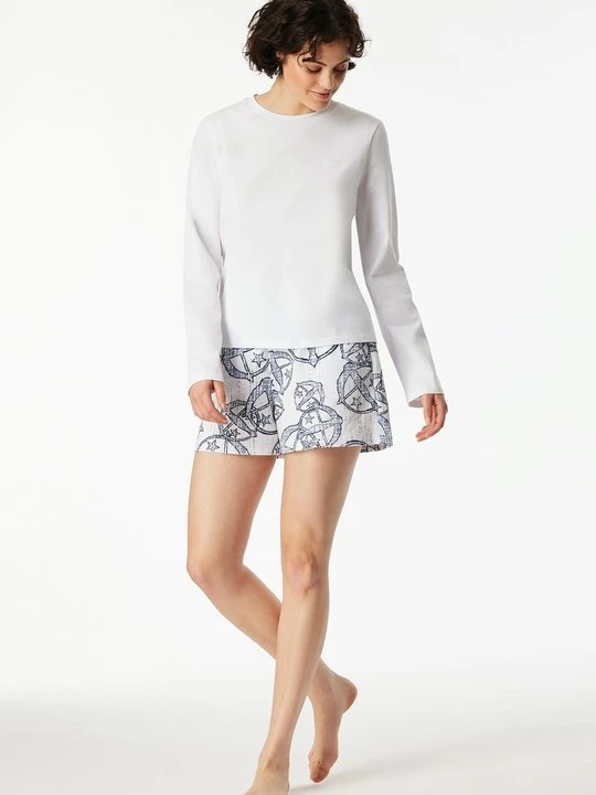 Foto van product Pyjamashirt Schiesser wit