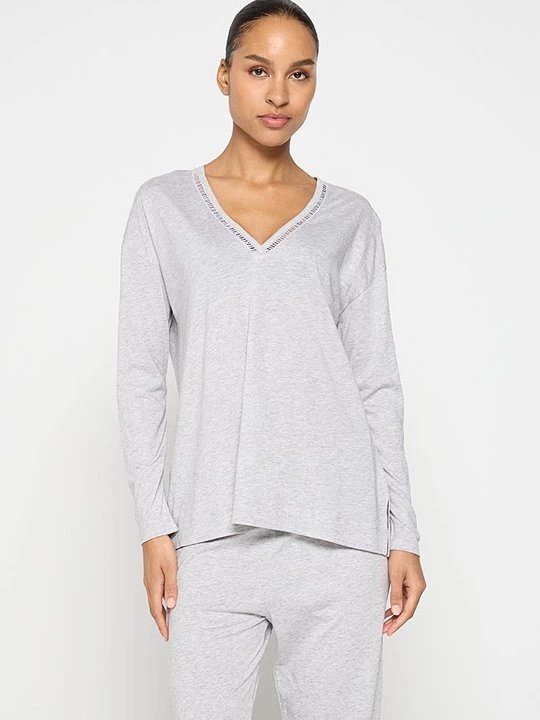 Foto van product Pyjamashirt Simone Pérèle lichtgrijs