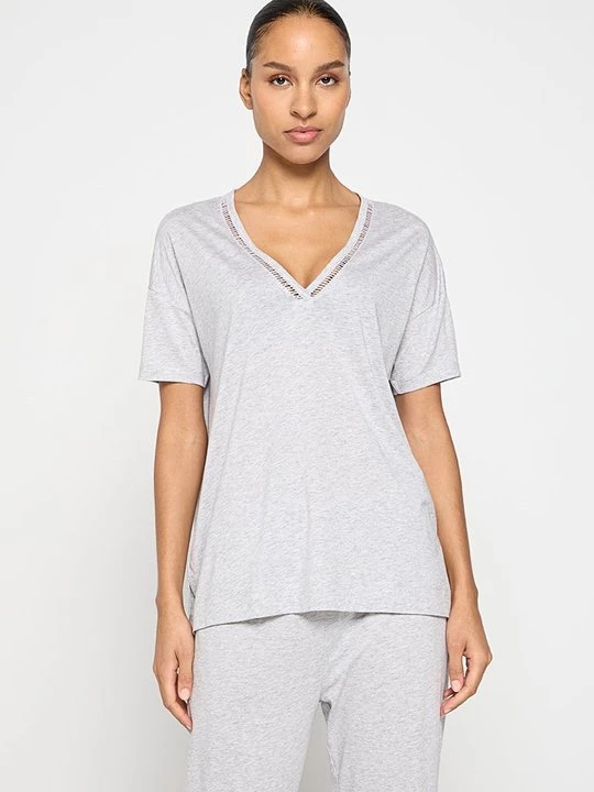 Foto van product Pyjamashirt Simone Pérèle lichtgrijs