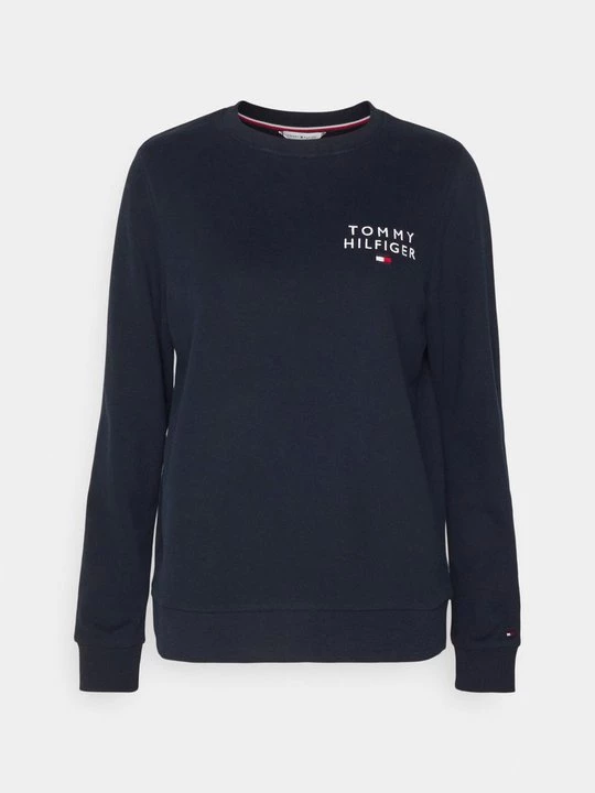 Foto van product Pyjamashirt Tommy Hilfiger donkerblauw