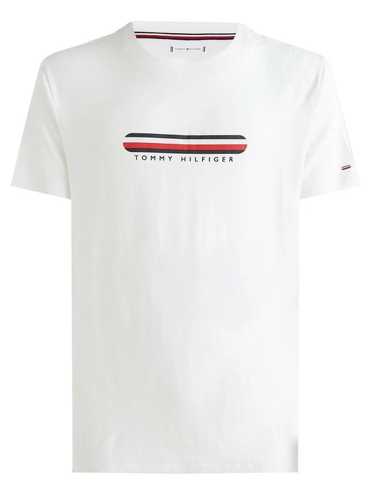 Foto van product Pyjamashirt Tommy Hilfiger wit
