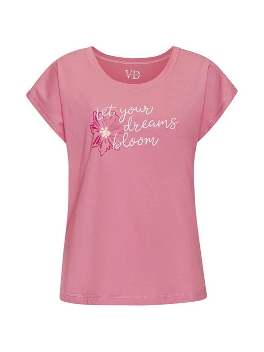 Foto van product Pyjamashirt Vivance donkerroze