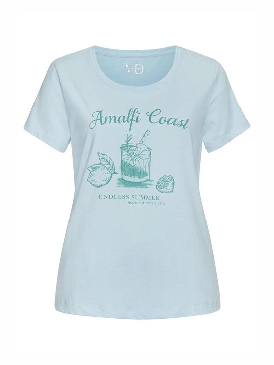 Foto van product Pyjamashirt Vivance lichtblauw