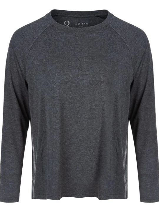 Foto van product Q by Endurance Shirt 'Cihera' zwart gemêleerd