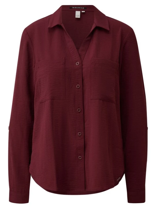 Foto van product QS Blouse bordeaux