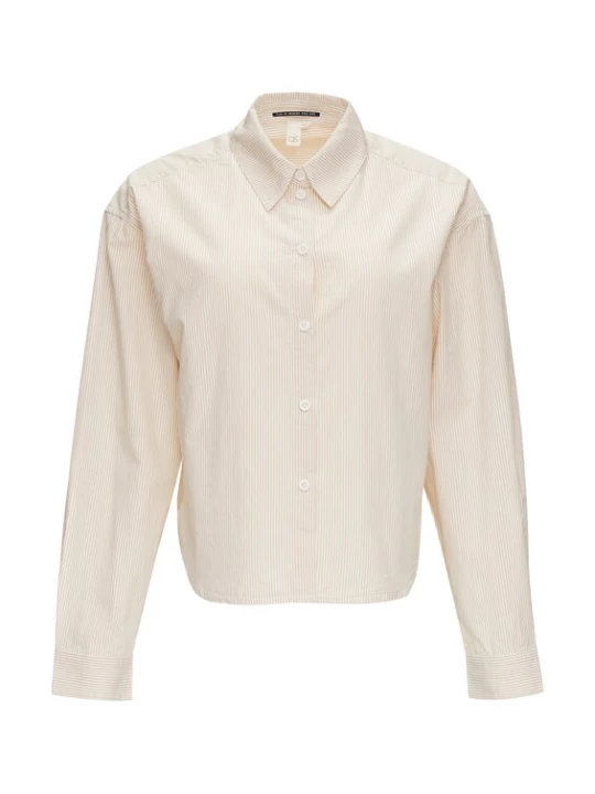 Foto van product QS Blouse crème / camel