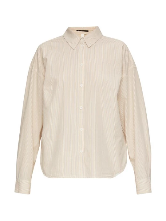 Foto van product QS Blouse crème / camel