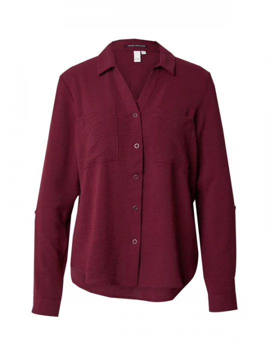 Foto van product QS Blouse donkerrood