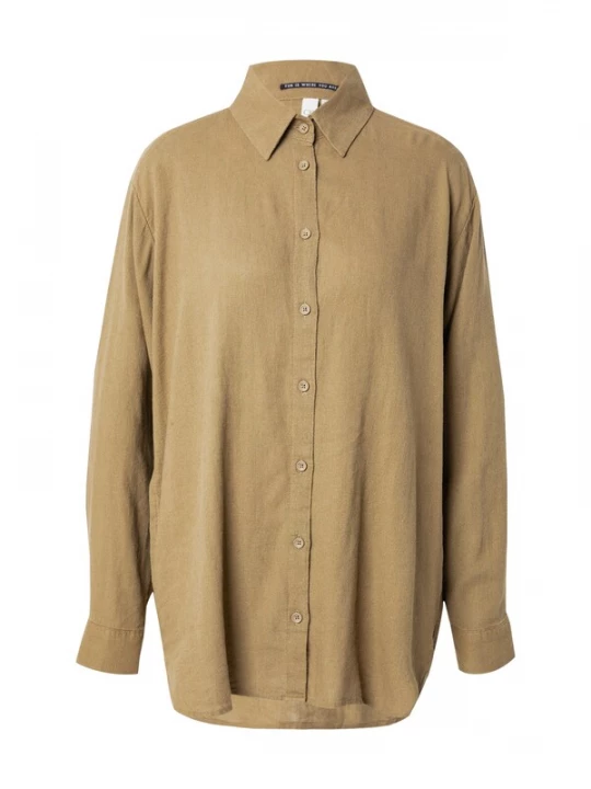 Foto van product QS Blouse olijfgroen