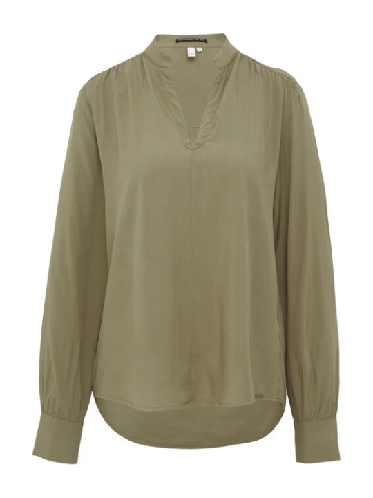 Foto van product QS Blouse olijfgroen