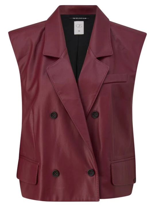 Foto van product QS Bodywarmer bordeaux
