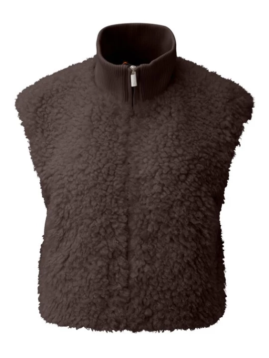 Foto van product QS Bodywarmer donkerbruin
