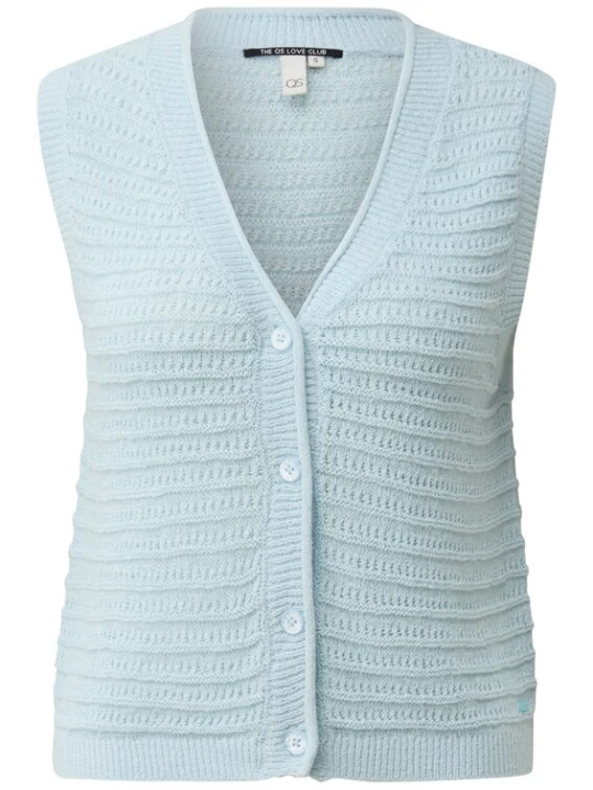 Foto van product QS Bodywarmer lichtblauw