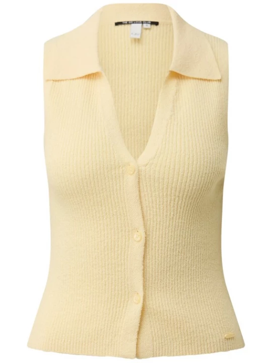 Foto van product QS Bodywarmer lichtgeel