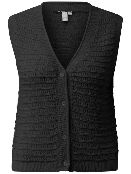 Foto van product QS Bodywarmer zwart
