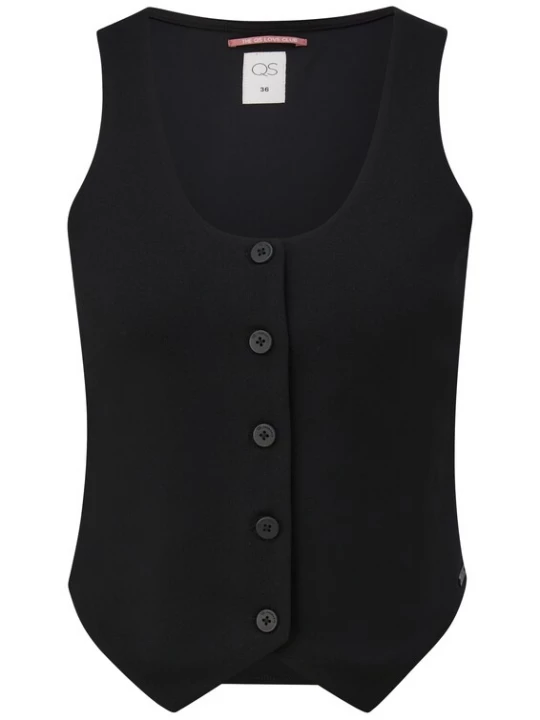 Foto van product QS Bodywarmer zwart