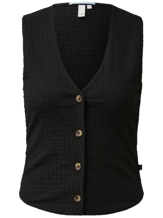 Foto van product QS Bodywarmer zwart