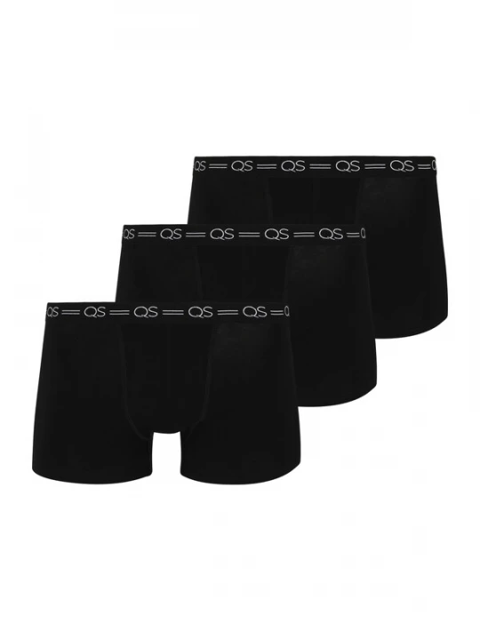 Foto van product QS Boxershorts zwart / wit