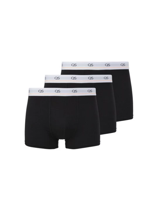 Foto van product QS Boxershorts zwart / wit
