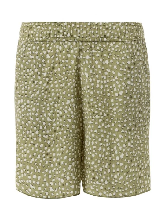 Foto van product QS Broek lichtgroen / wit