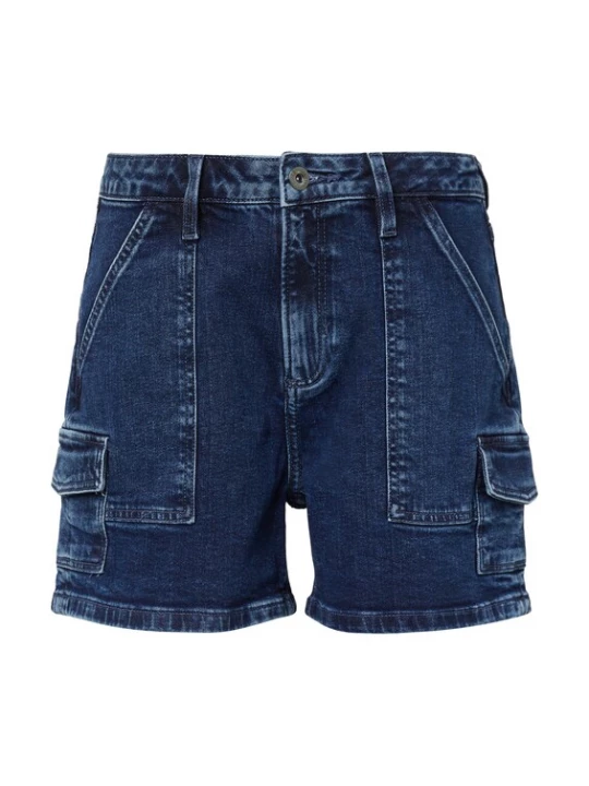 Foto van product QS Cargojeans blauw denim