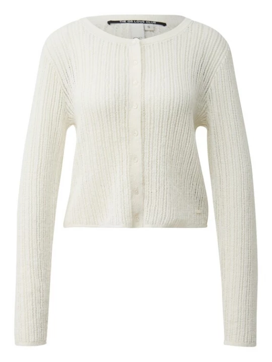 Foto van product QS Gebreid vest crème