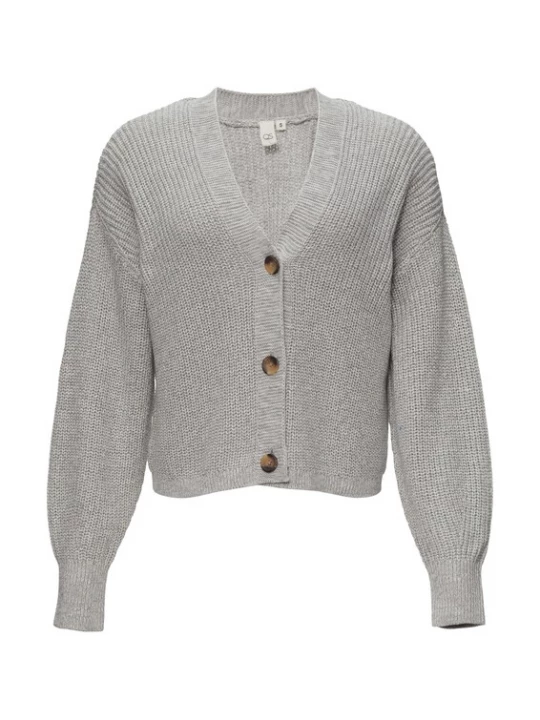 Foto van product QS Gebreid vest grijs