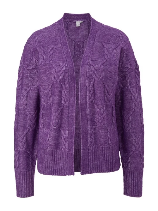 Foto van product QS Gebreid vest lila