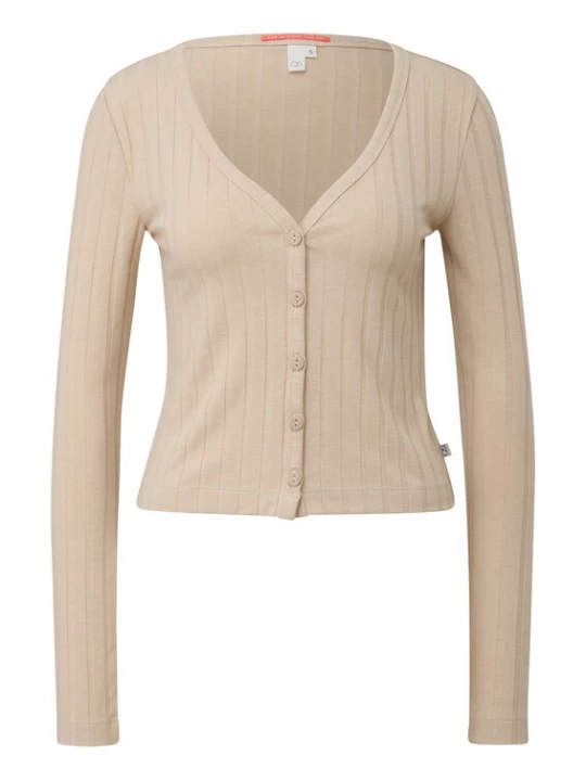 Foto van product QS Gebreid vest nude