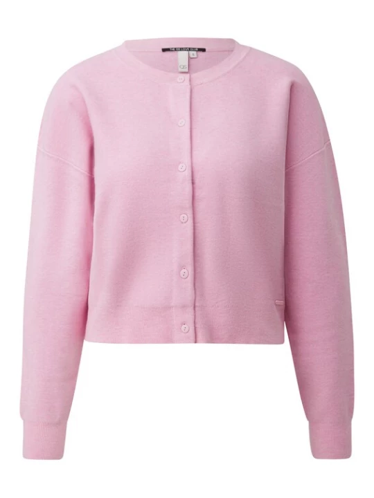 Foto van product QS Gebreid vest rosé