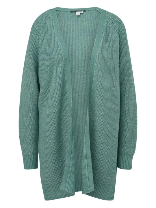 Foto van product QS Gebreid vest turquoise