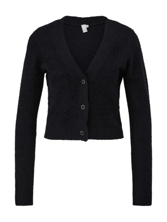 Foto van product QS Gebreid vest zwart