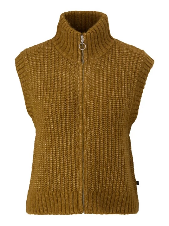 Foto van product QS Gebreide bodywarmer olijfgroen