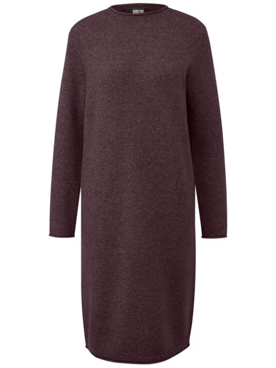 Foto van product QS Gebreide jurk aubergine