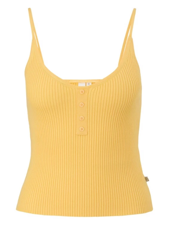 Foto van product QS Gebreide top geel