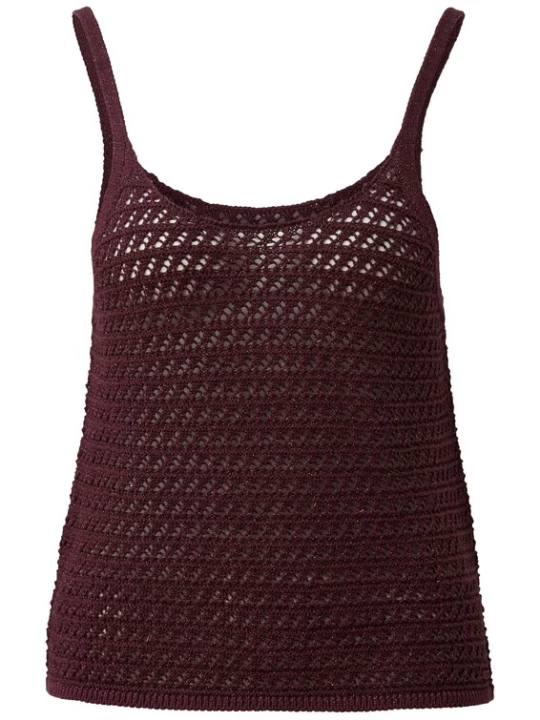 Foto van product QS Gebreide top merlot