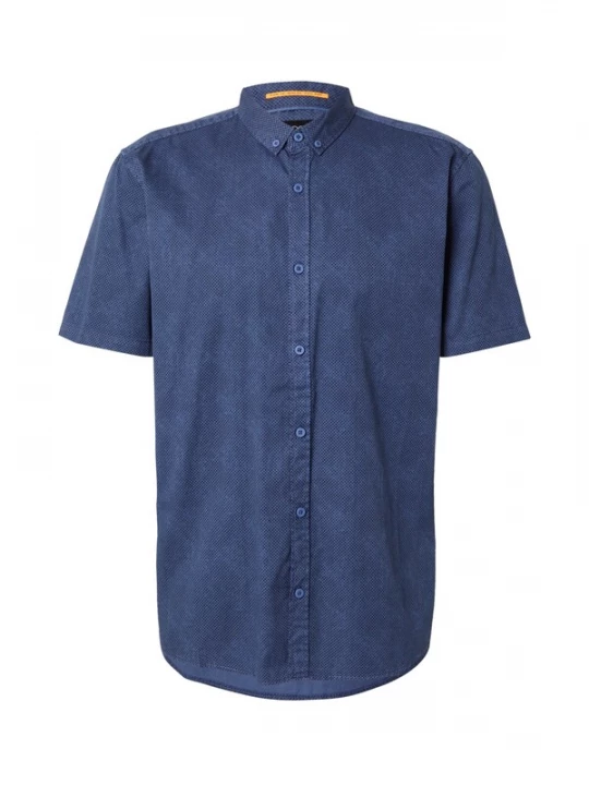 Foto van product QS Overhemd blauw / navy