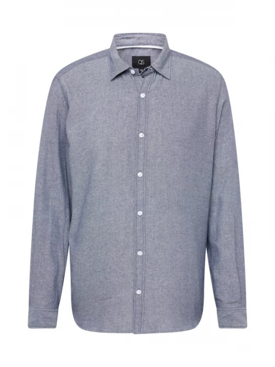 Foto van product QS Overhemd duifblauw