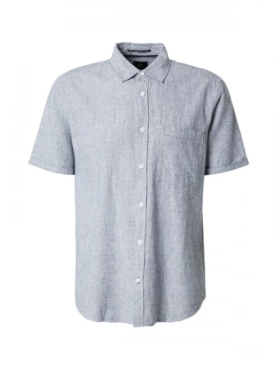 Foto van product QS Overhemd smoky blue