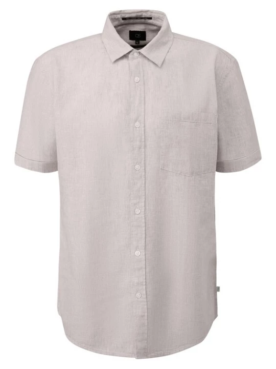 Foto van product QS Overhemd taupe