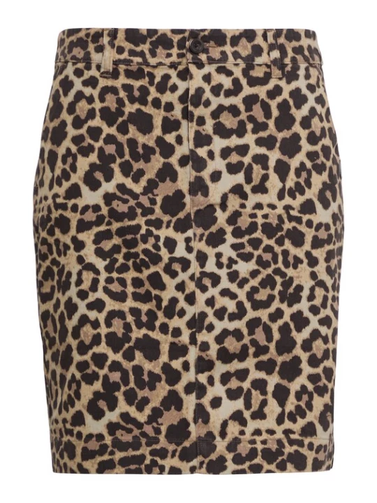 Foto van product QS Rok beige / bruin / zwart