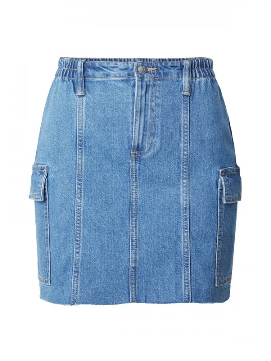 Foto van product QS Rok blauw denim