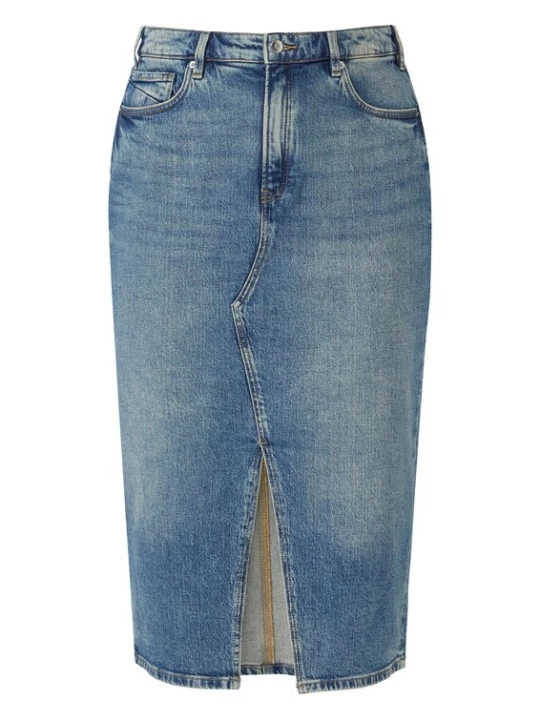 Foto van product QS Rok blauw denim