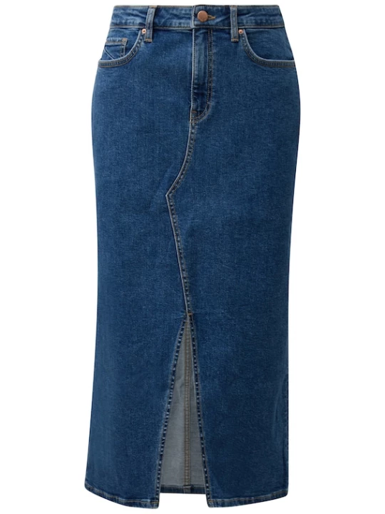 Foto van product QS Rok blauw denim