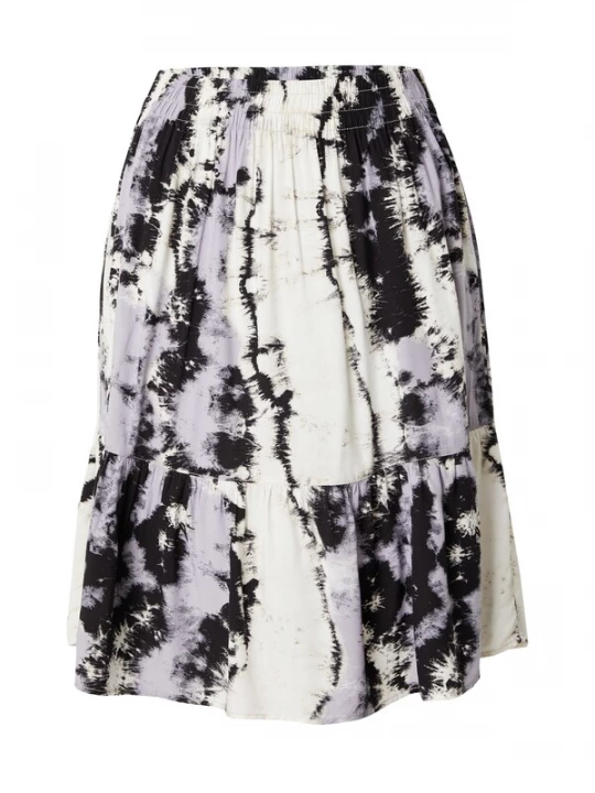 Foto van product QS Rok grijs / zwart / offwhite